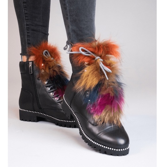 Anthropologie Shoes - Anthropologie Cecelia Trekker Boot Fur Trim 10